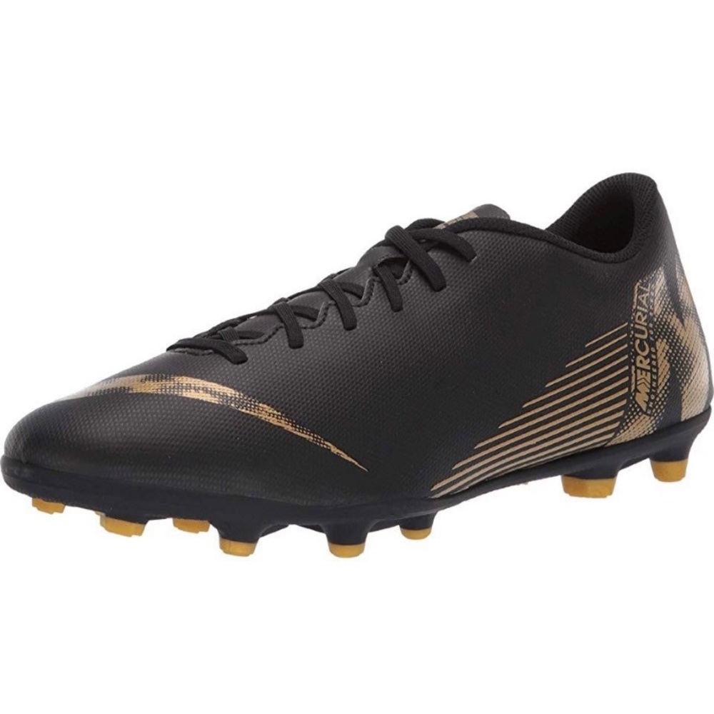 Nike Mercurial Vapor Soccer Cleats Black & Gold